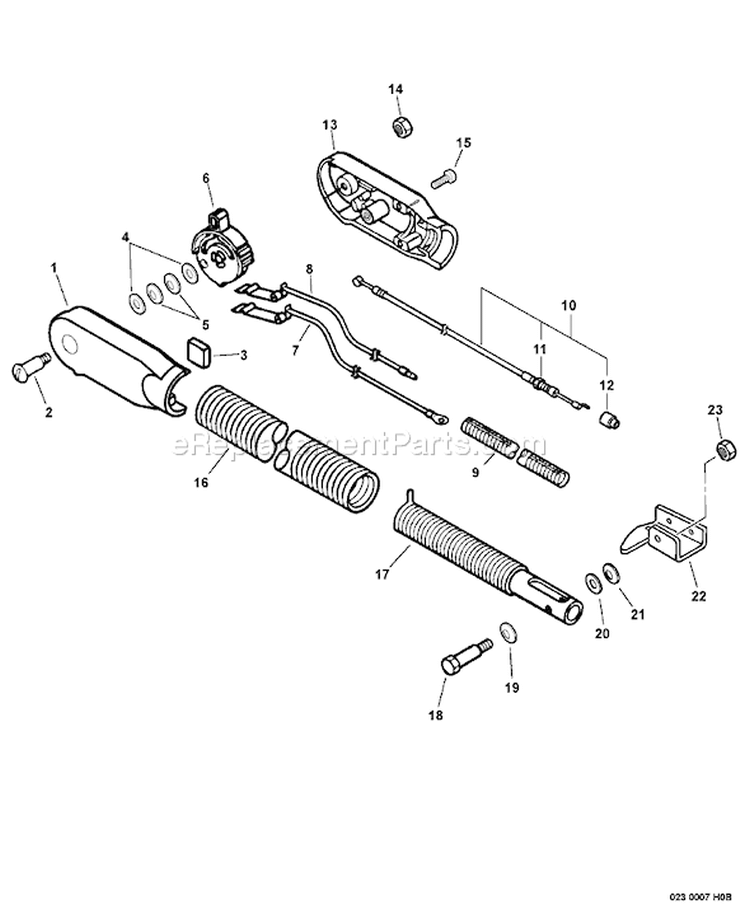 Page I Diagram and Parts List for PB-60HT 568896-999999 Echo Leaf Blower / Vacuum