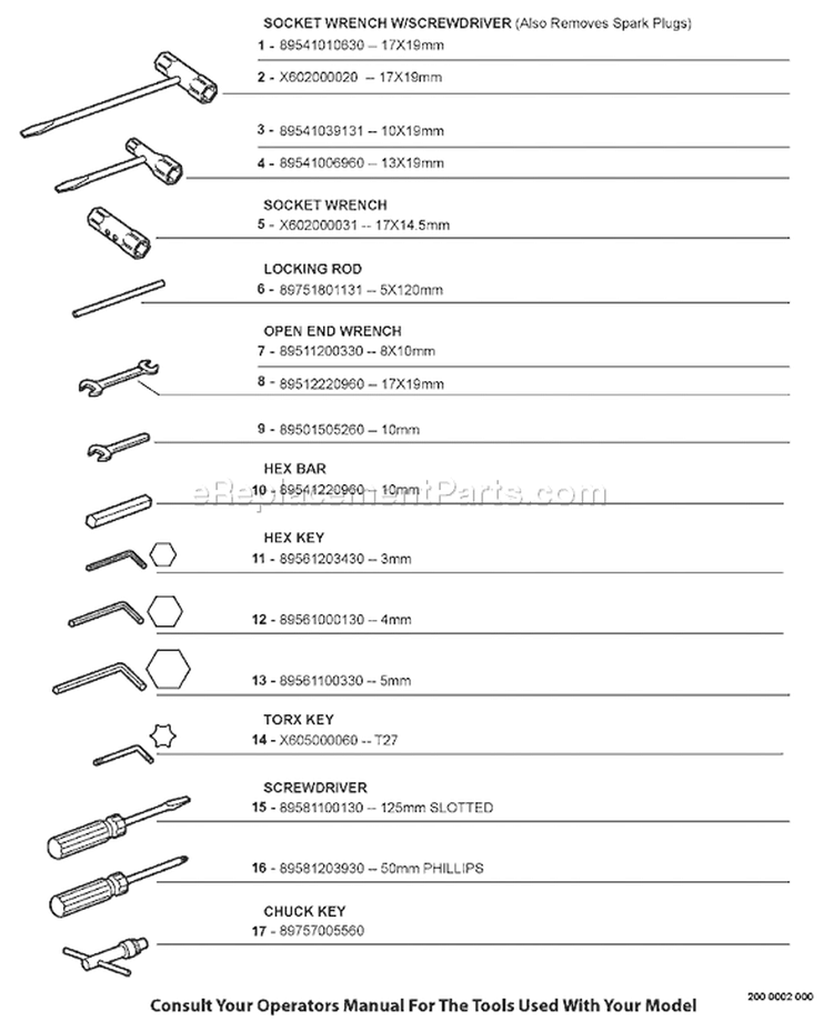 Page M Diagram and Parts List for PB-4600 059919-999999 Echo Leaf Blower / Vacuum
