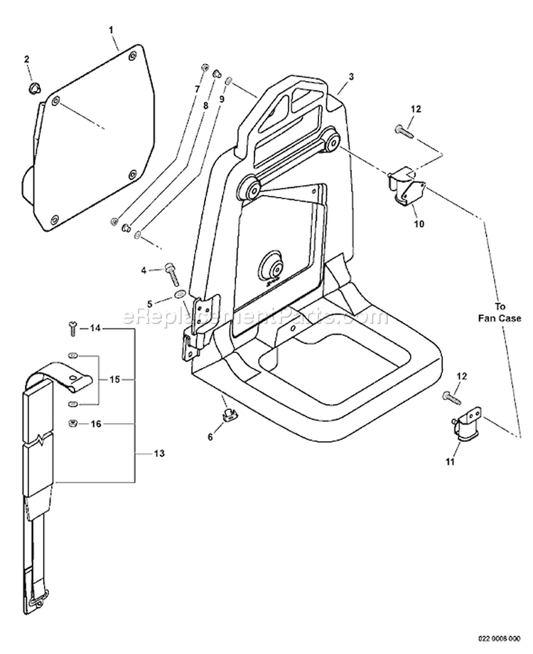 Page A Diagram and Parts List for PB-413H 02001001-02999999 Echo Leaf Blower / Vacuum