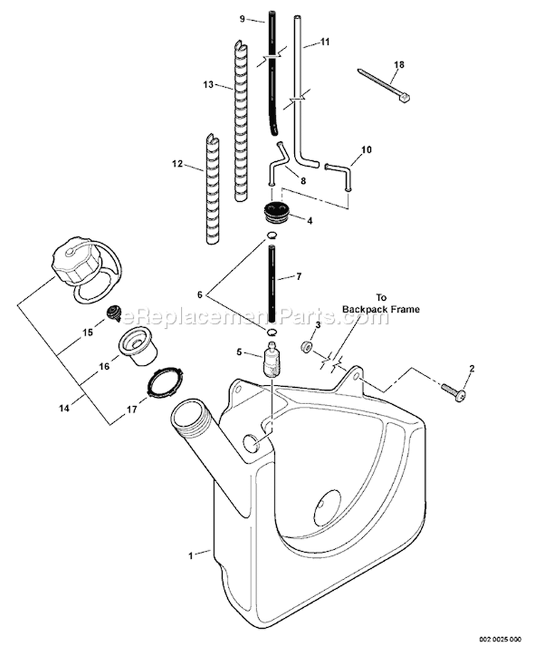 Page G Diagram and Parts List for PB-413T P06513001001-P06513999999 Echo Leaf Blower / Vacuum
