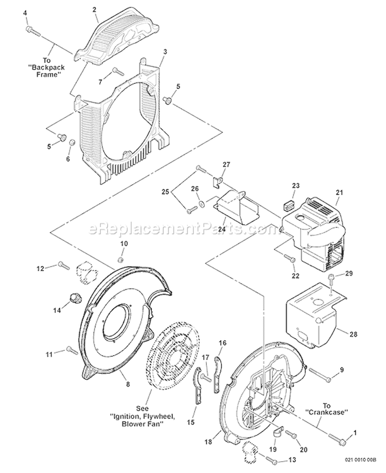 Page I Diagram and Parts List for PB-755T 07001001 - 07001018 Echo Leaf Blower / Vacuum