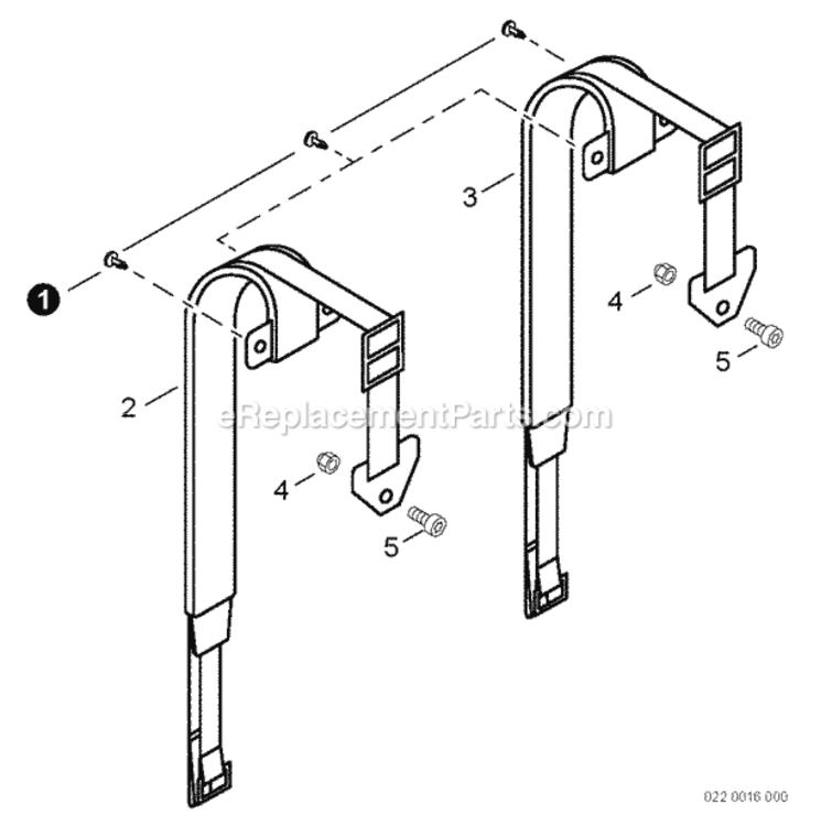 Harness Diagram and Parts List for PB-760LNH P39511001001 - P39511999999 Echo Leaf Blower / Vacuum
