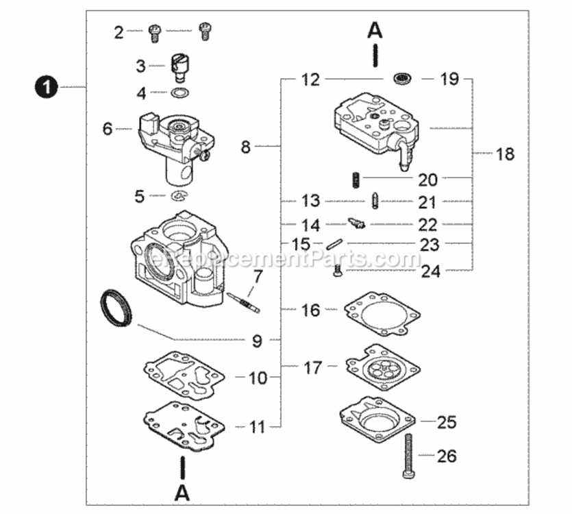 Carburetor_--_Wyk-387 Diagram and Parts List for PB-760LNH P39511001001 - P39511999999 Echo Leaf Blower / Vacuum