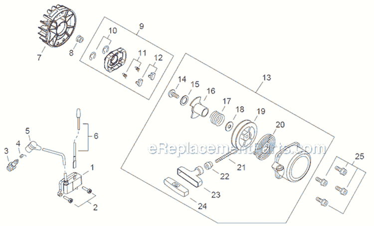 Page C Diagram and Parts List for PB-770H  Echo Leaf Blower / Vacuum