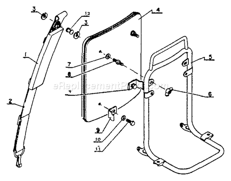 Page B Diagram and Parts List for PB-9 After S/N 001001 Echo Leaf Blower / Vacuum