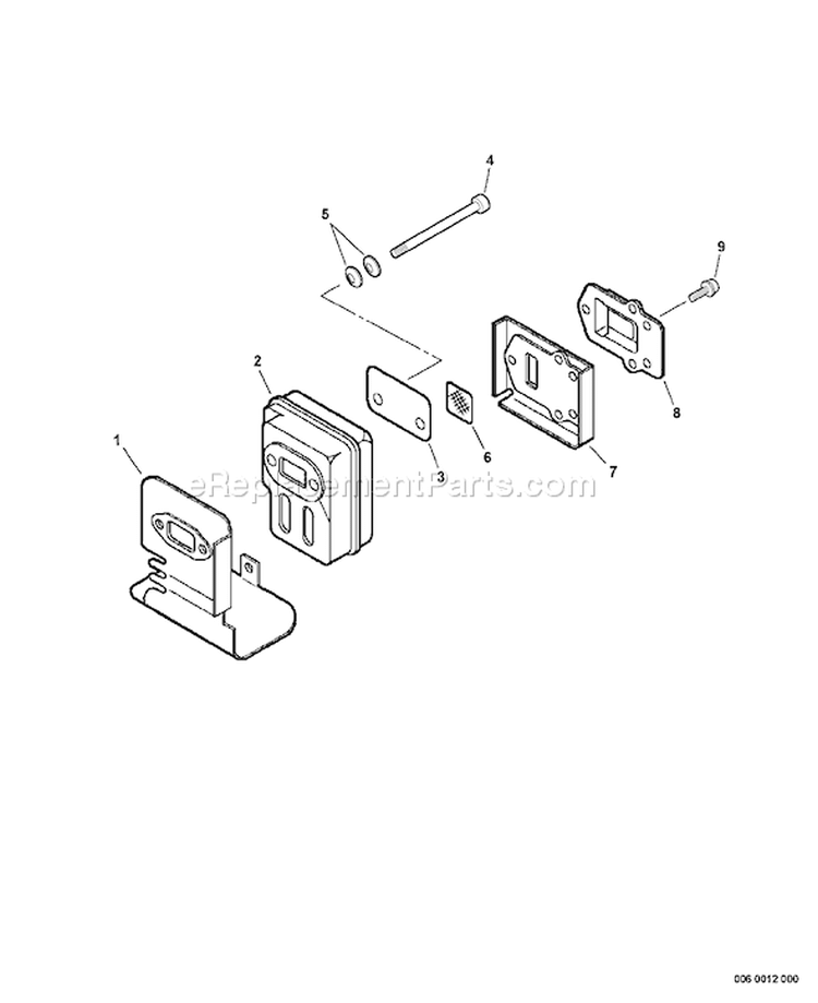 Page E Diagram and Parts List for PE-200 S83013001001 - S83013999999 Echo Edger