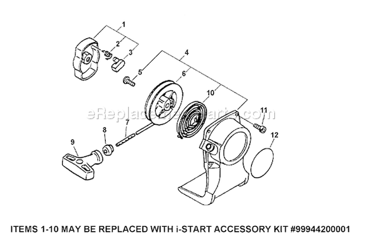 Page I Diagram and Parts List for PE-200 07001033 - 07999999 Echo Edger