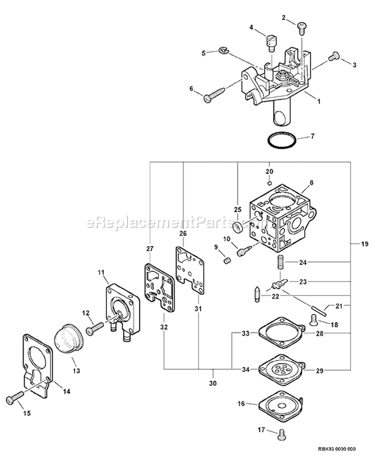 Page A Diagram and Parts List for PE-225 S78813001001 - S78813999999 Echo Edger
