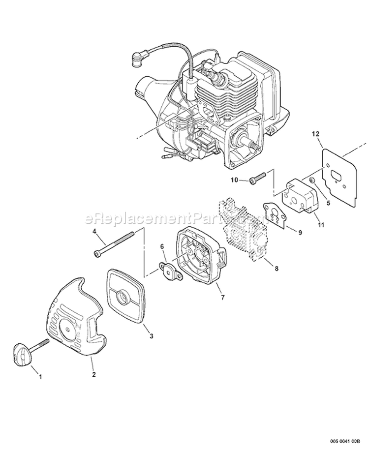 Page M Diagram and Parts List for PE-225 S78813001001 - S78813999999 Echo Edger