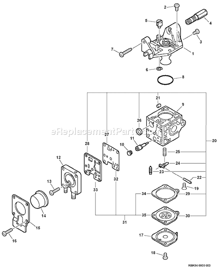 Page A Diagram and Parts List for PE-265S S71412001001-S71412999999 Echo Edger