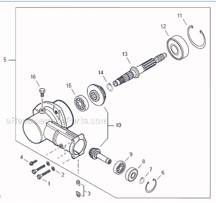 Page M Diagram and Parts List for PE-266 T42811001001-T42811999999 Echo Edger