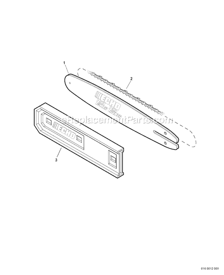 Page J Diagram and Parts List for PPF-211 06001423-06999999 Echo Pole Saw