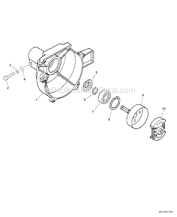 Page F Diagram and Parts List for PPF-211 06001423-06999999 Echo Pole Saw
