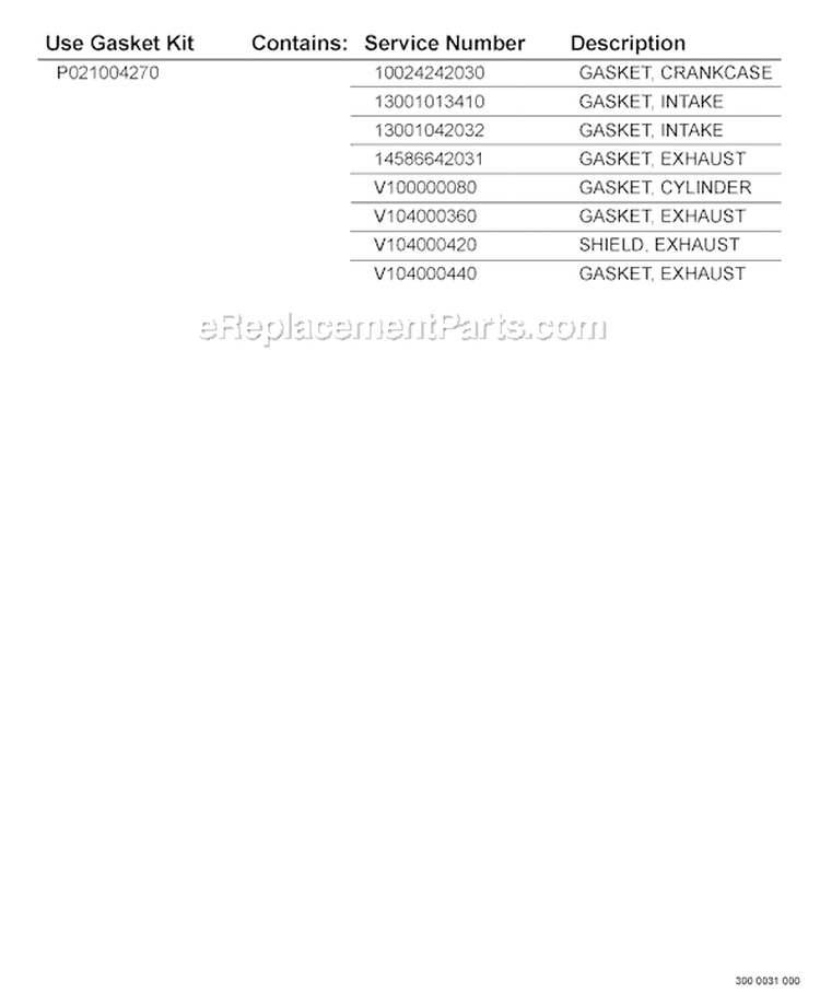 Page H Diagram and Parts List for PPF-211 06001423-06999999 Echo Pole Saw