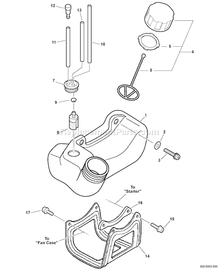 Page G Diagram and Parts List for PPF-210 07001001-07999999 Echo Pole Saw