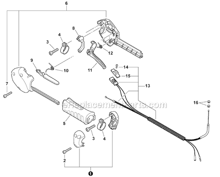 Page N Diagram and Parts List for PPF-280  Echo Pole Saw