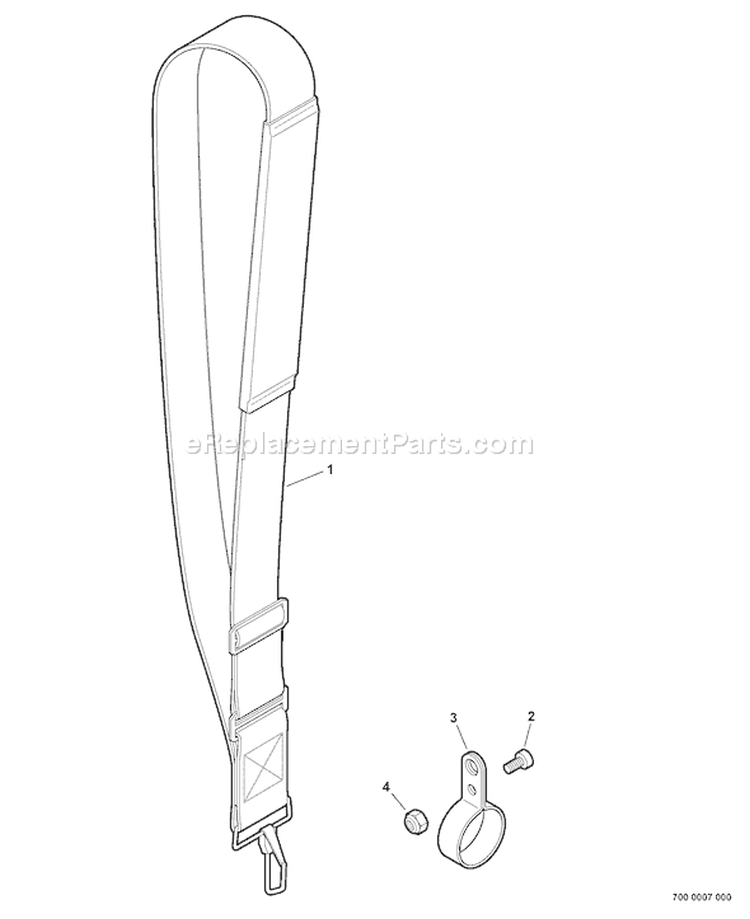 Page P Diagram and Parts List for PPT-235ES S07037001001-S07037999999 Echo Pole Saw