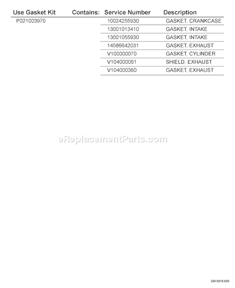 Page K Diagram and Parts List for PPT-260 07001001-07001098 Echo Pole Saw