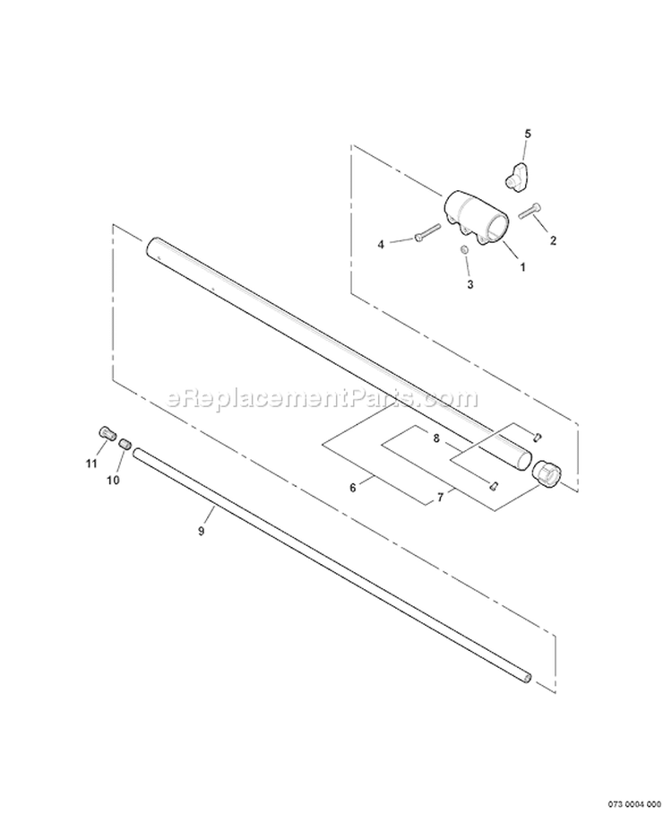 Page N Diagram and Parts List for PPT-265S E09313001001-E09313001032 Echo Pole Saw