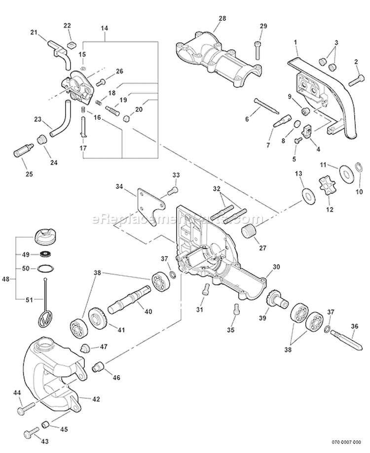 Page I Diagram and Parts List for PPT-280 E09213001001-E09213999999 Echo Pole Saw