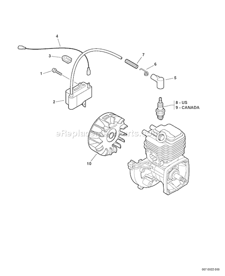 Page I Diagram and Parts List for SHC-210 07001001 - 07001057 Echo Hedge Trimmer