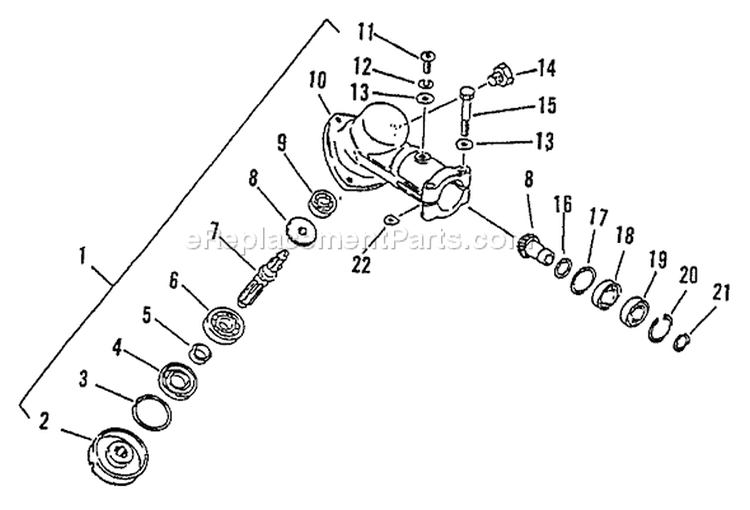 Page E Diagram and Parts List for SRM-1501 0083387 - 0135000 Echo Trimmer