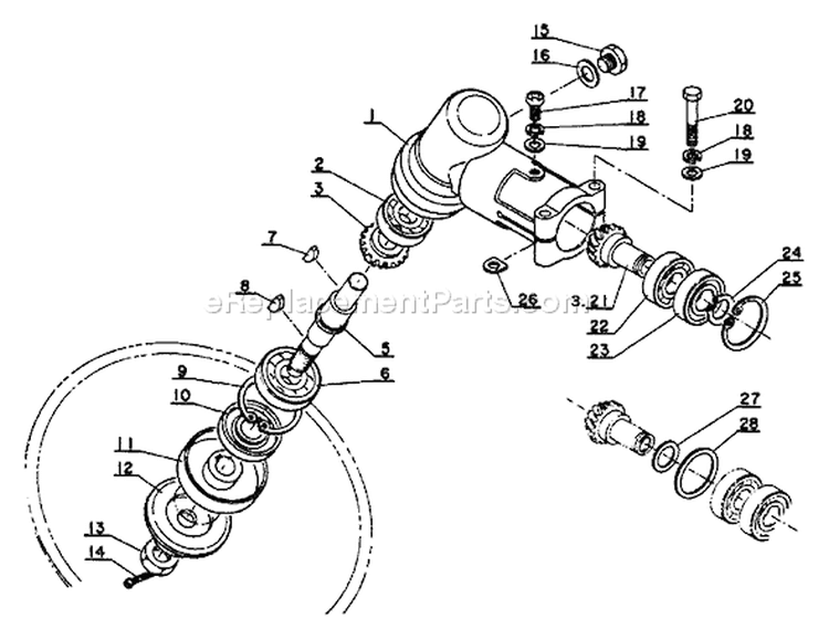 Page I Diagram and Parts List for SRM-202DA  Echo Trimmer