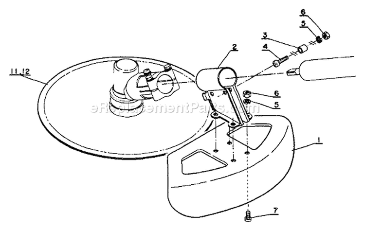 Page M Diagram and Parts List for SRM-202FA  Echo Trimmer