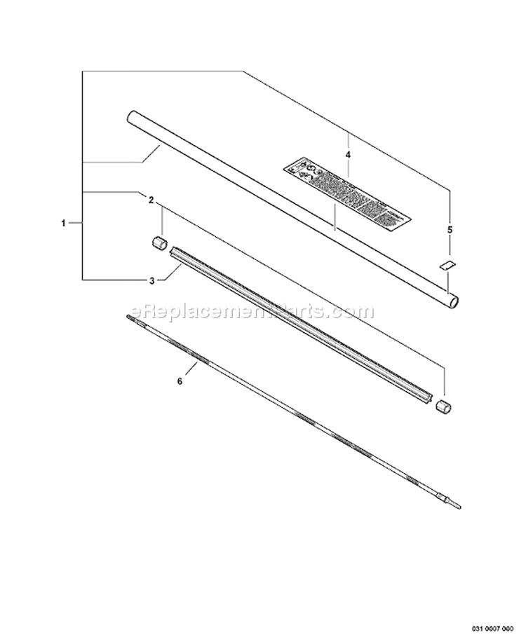 Page M Diagram and Parts List for SRM-210SB 08001001 - 08003129 Echo Trimmer