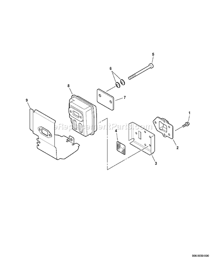 Page E Diagram and Parts List for SRM-210SB 09007108 - 09999999 Echo Trimmer