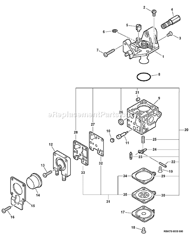 Page A Diagram and Parts List for GT-200R 08143308 - 08999999 Echo Trimmer