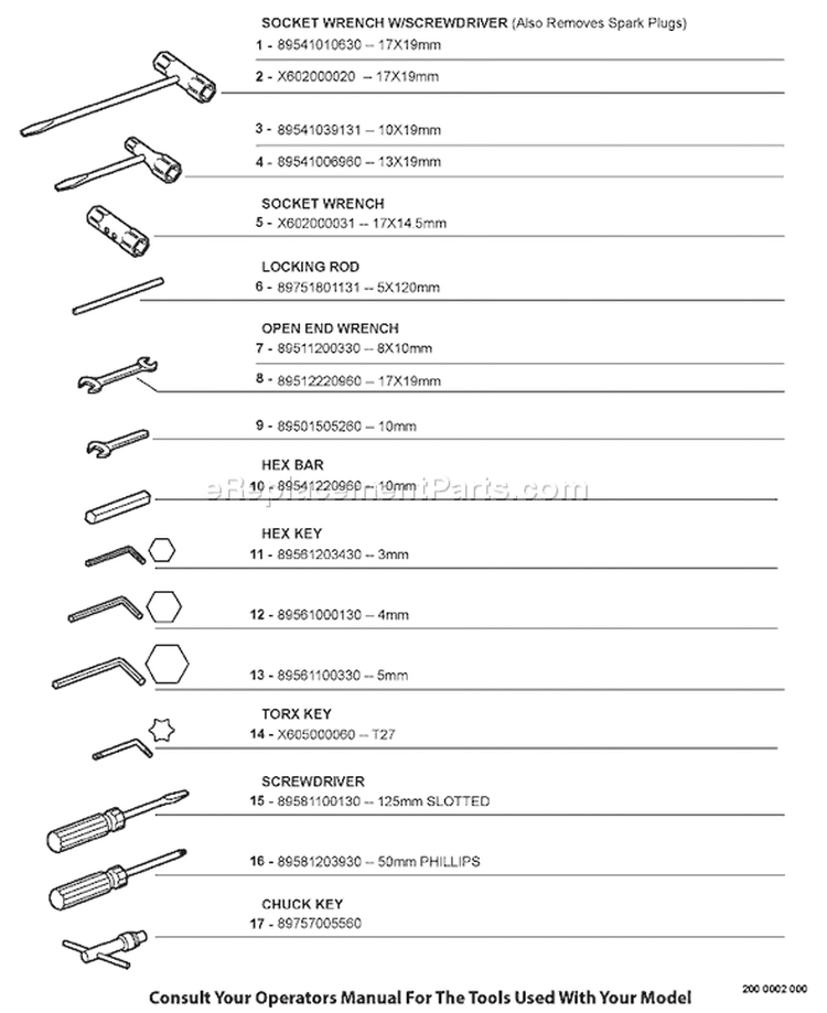 Page R Diagram and Parts List for SRM-210 10001301 - 10999999 Echo Trimmer