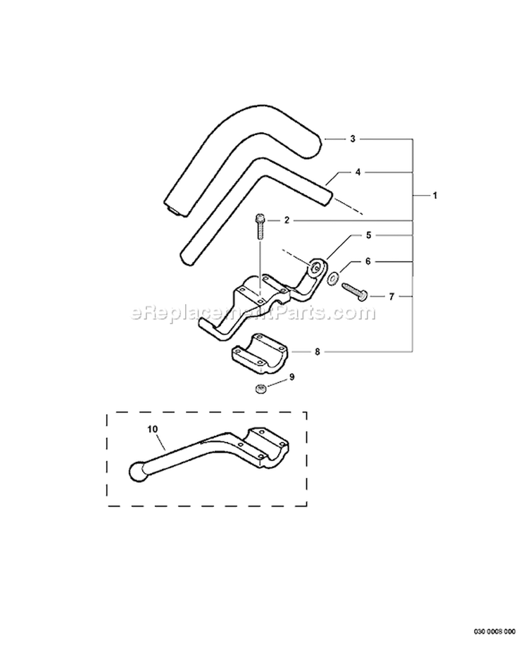 Page G Diagram and Parts List for SRM-210 10001301 - 10999999 Echo Trimmer