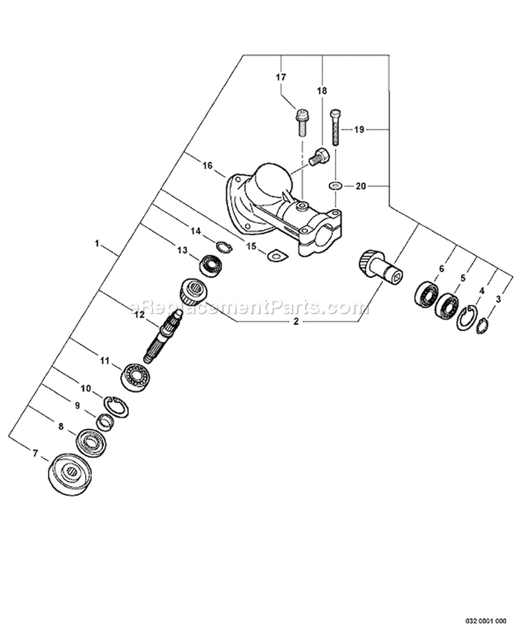 Page I Diagram and Parts List for SRM-210I 05022116 - 05999999 Echo Trimmer