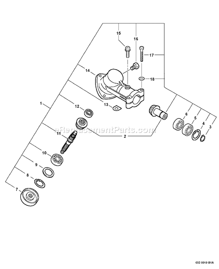 Page I Diagram and Parts List for SRM-210I 08002838 - 08017570 Echo Trimmer