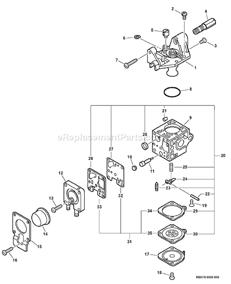 Page A Diagram and Parts List for GT-200R S65111001001 - S65111999999 Echo Trimmer