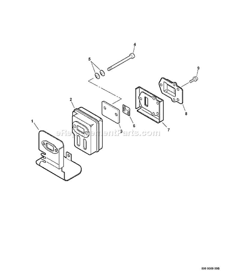 Page E Diagram and Parts List for SRM-211I 06001689 - 06999999 Echo Trimmer