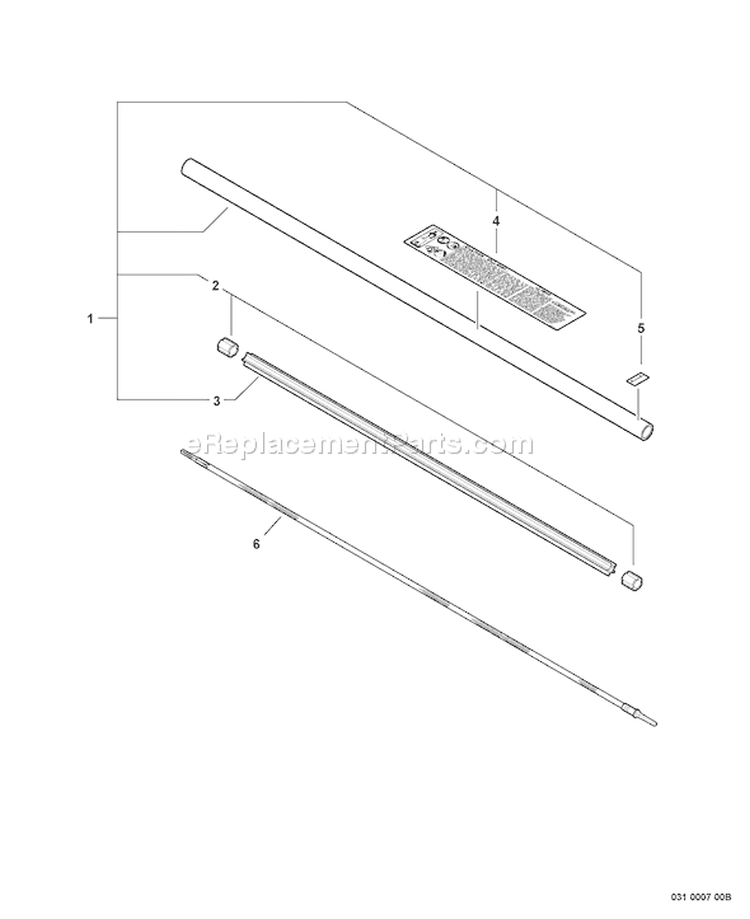 Page M Diagram and Parts List for SRM-225SB S79513001001 - S79513999999 Echo Trimmer