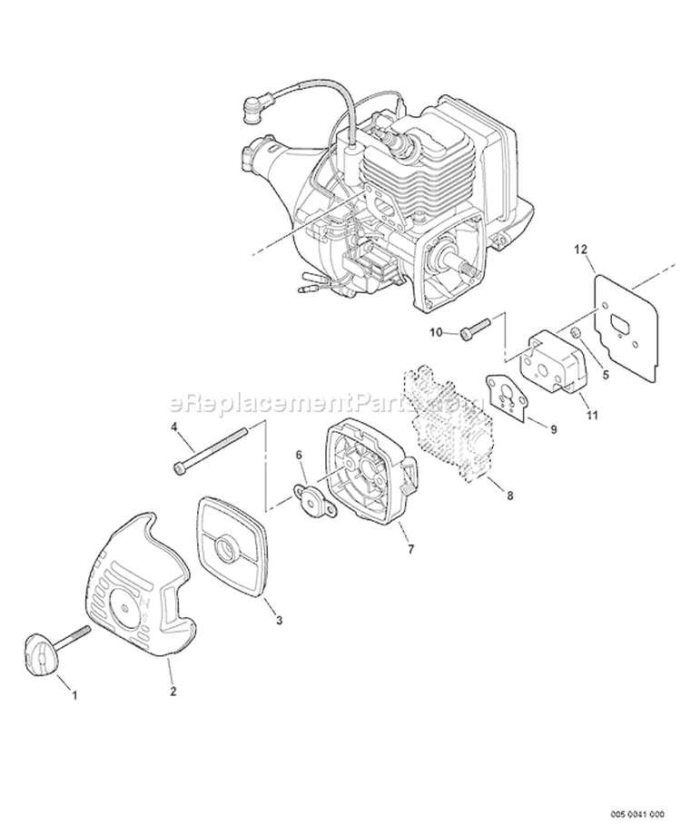 Page L Diagram and Parts List for PPF-225 S63212001001-S63212999999 Echo Pole Saw