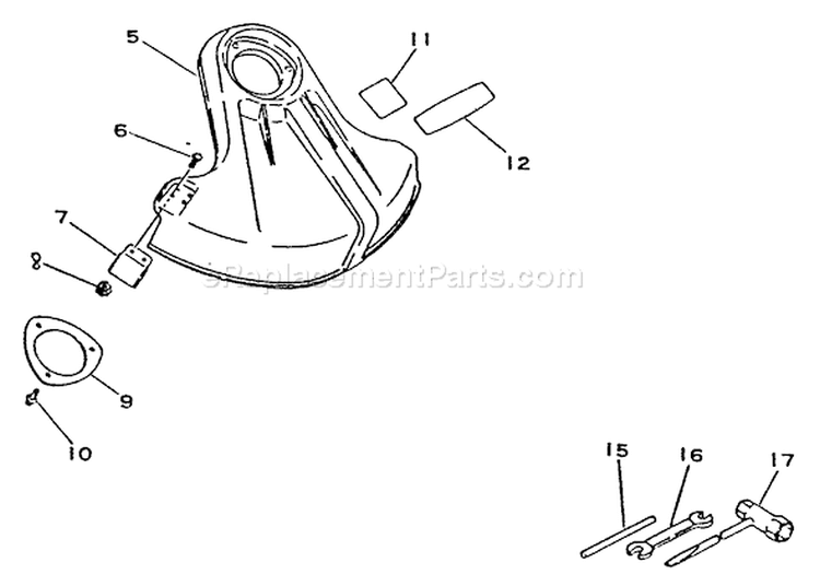 Page G Diagram and Parts List for SRM-2301 001001 - 0031000 Echo Trimmer