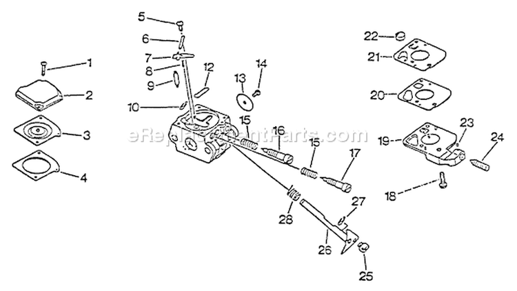 Page A Diagram and Parts List for SRM-2301 After S/N 0031001 Echo Trimmer