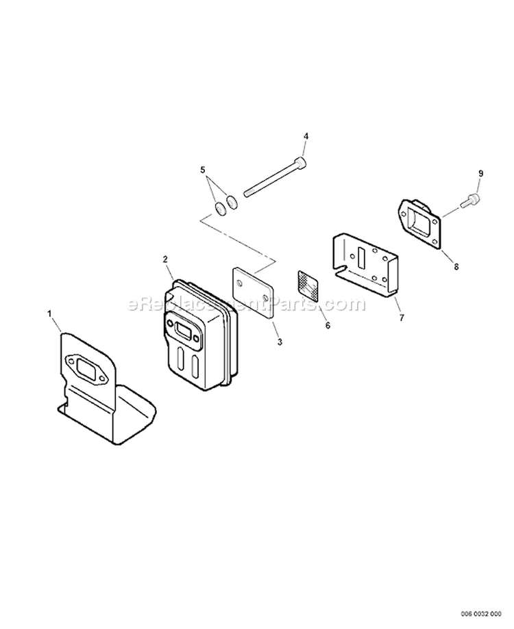 Page D Diagram and Parts List for SRM-251 09001001 - 09999999 Echo Trimmer