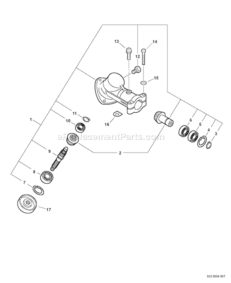 Page G Diagram and Parts List for SRM-261T S73912001001 - S73912999999 Echo Trimmer