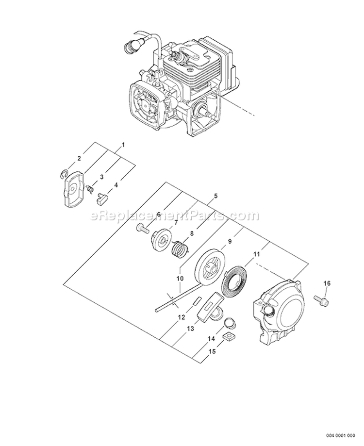Page N Diagram and Parts List for HCA-265 S71712001874 - S71712999999 Echo Hedge Trimmer