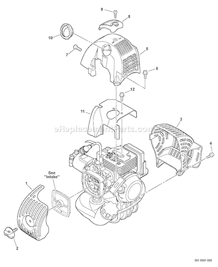 Page C Diagram and Parts List for HCA-265 S71712001874 - S71712999999 Echo Hedge Trimmer