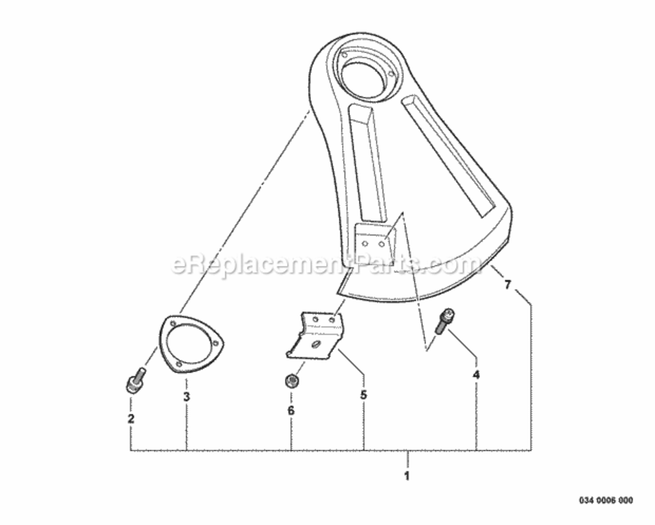 Debris_Shield_-_Plastic Diagram and Parts List for SRM-266U T42712001001 - T42712999999 Echo Trimmer