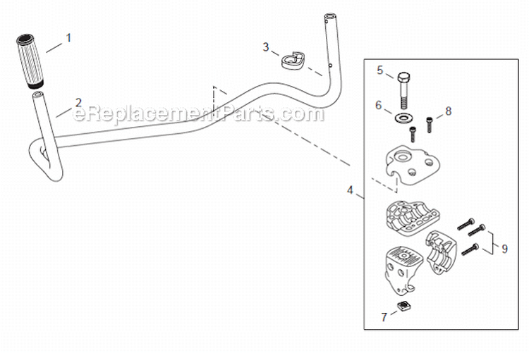 Page K Diagram and Parts List for SRM-266U  Echo Trimmer