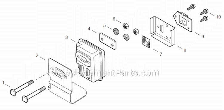 Page G Diagram and Parts List for SRM-266U  Echo Trimmer