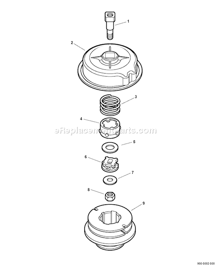 Page N Diagram and Parts List for SRM-265 S65811001001 - S65811999999 Echo Trimmer
