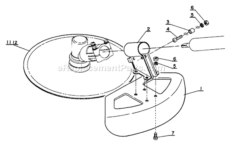 Page M Diagram and Parts List for SRM-302ADX  Echo Trimmer